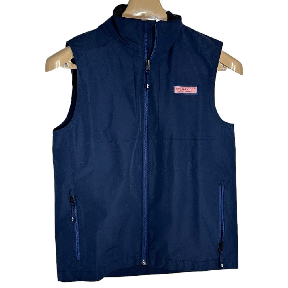 Vineyard Vines Navy Blue Performance Vest youth large‎